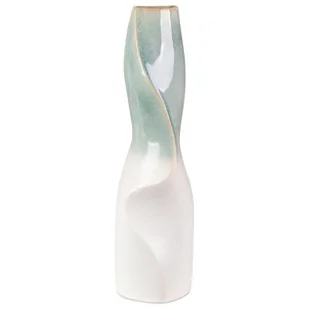Oryginalny Wazon Ceramiczny Liana 14X13X47 Miętowy - Wazony i flakony - miniaturka - grafika 1