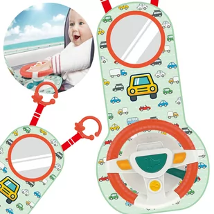WOOPIE BABY Kierownica Interaktywna Do Samochodu Zestaw Małego Kierowcy - Tory, garaże, parkingi - miniaturka - grafika 1