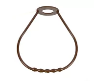 Akcesoria do oświetlenia - Uchwyt żyrandola plastik brązowy - miniaturka - grafika 1