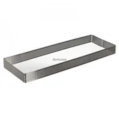 Formy do ciast - BLASZKA FORMA RANT DO TORTÓW CIAST PROSTOKĄTNY PERFOROWANA - miniaturka - grafika 1