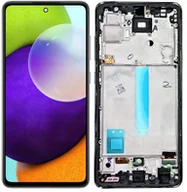 Części serwisowe do telefonów - WYŚWIETLACZ EKRAN LCD DO SAMSUNG A52 4G OLED RAMKA CZARNA - miniaturka - grafika 1