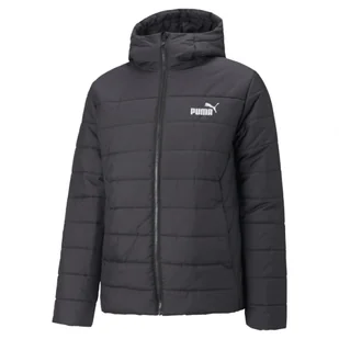 Męska kurtka puchowa pikowana PUMA ESS Hooded Padded Jacket - Kurtki i kamizelki sportowe męskie - miniaturka - grafika 1