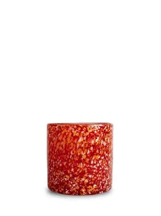 Wazon/Świecznik Calore M, Czerwony/Pomarańczowy - Świeczniki - miniaturka - grafika 1