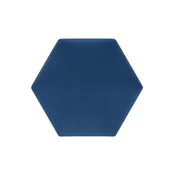 Panele ścienne i boazeria - Panel tapicerowany HEXAGO PH niebieski 17 x 17 cm ME15 - miniaturka - grafika 1