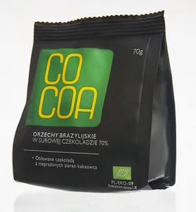 Surovital COCOA) ORZECHY BRAZYLIJSKIE W SUROWEJ CZEKOLADZIE 70G BIO - COCOA - Orzechy i nasiona - miniaturka - grafika 1