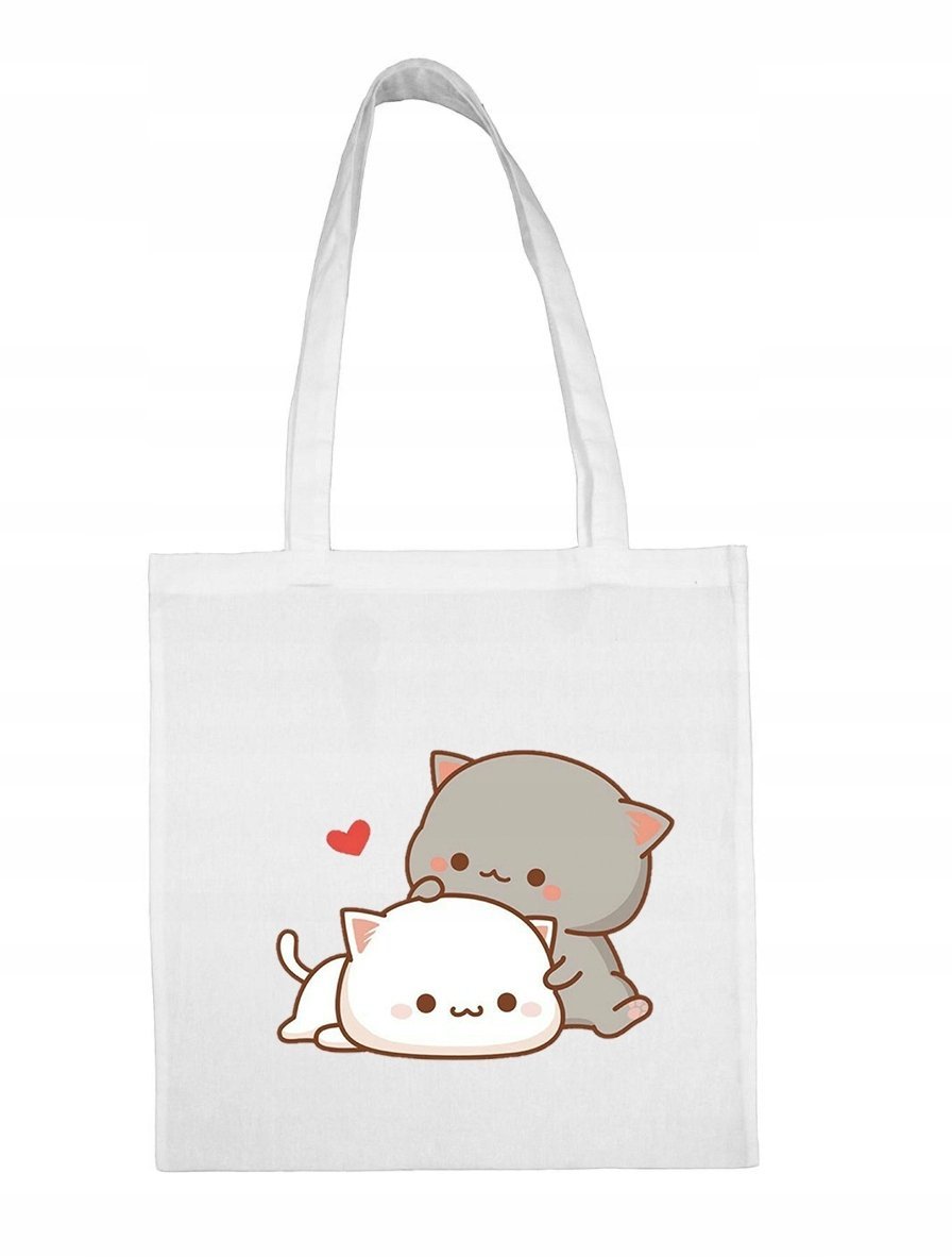 Eko TORBA Shopper Na ramię BUBU LOVES DUDU Misie
