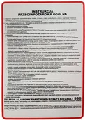 Akcesoria BHP - Instrukcja 2 Bhp  Przeciwpożarowa Ogólna - Tablica - miniaturka - grafika 1