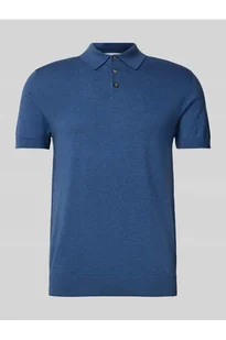 Koszulka polo z elastycznymi wykończeniami - Selected Homme - Koszulki męskie - miniaturka - grafika 1