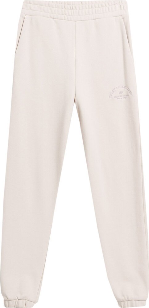 Spodnie damskie 4F CAS F472 kremowe 4FAW23TTROF472 83S-XL