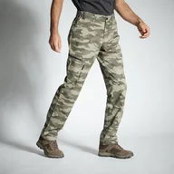 Spodnie sportowe męskie - Spodnie myśliwskie Solognac 100 camo - miniaturka - grafika 1