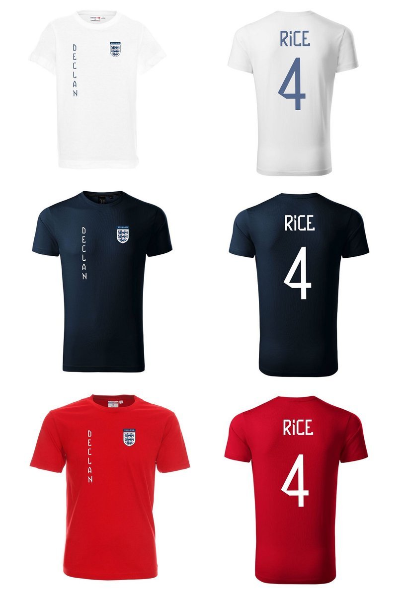 Koszulka Anglia DECLAN RICE 4 jr