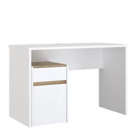 Biurka - Biurko 110 cm Modultrick Biały MDUB111-M961 Forte Biały, Dąb Artisan - miniaturka - grafika 1