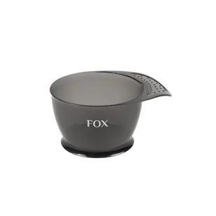 Fox Earth Colors, miseczka fryzjerska maxi, szara, 320ml, do farb - Pozostałe akcesoria fryzjerskie - miniaturka - grafika 1