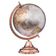 Globusy - Globus dekoracyjny różowe złoto 33 cm - miniaturka - grafika 1