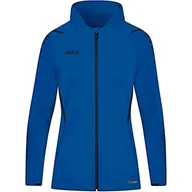 Kurtki damskie - JAKO Damska kurtka treningowa Challenge z kapturem kurtka treningowa Challenge z kapturem kamiennoszary/czarny. 40 - miniaturka - grafika 1