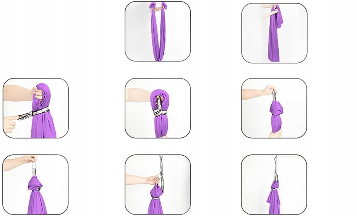 HUŚTAWKA SENSORYCZNA HAMAK CHUSTA AKROBATYCZNA 1,5x2,8M DLA DZIECI