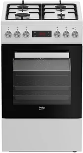Kuchenka gazowo-elektryczna Beko FSM52332DWDT - Kuchenki gazowo-elektryczne - miniaturka - grafika 1
