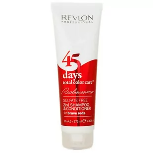 Revlon professional 45 Days Brave Reds 2 w 1 szampon i odżywka do włosów,czerwień 275ml 7849 - Szampony do włosów - miniaturka - grafika 1