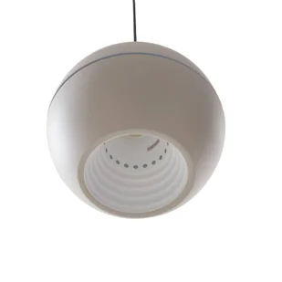 Lucande Lampa wisząca Calantha, szary, aluminium, Ø 30 cm - Lampy sufitowe - miniaturka - grafika 5