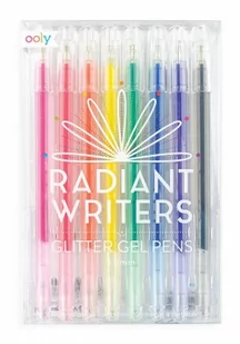 KOLOROWE BALONIKI Długopisy żelowe z brokatem Radiant Writers - Przybory szkolne - miniaturka - grafika 2