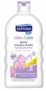 Szampony do włosów - Septona, delikatny szampon i płyn do kąpieli od 1 dnia życia, z ekstraktem z dziurawca i lawendy, 200 ml - miniaturka - grafika 1