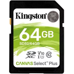 Kingston Canvas Select Plus 64GB (SDS2/64GB) - Karty pamięci - miniaturka - grafika 1