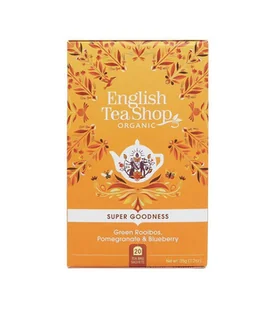 English Tea Shop English Tea Shop Green Rooibos, Pomegranate &amp; Blueberry - 20 saszetek - Herbata - miniaturka - grafika 2