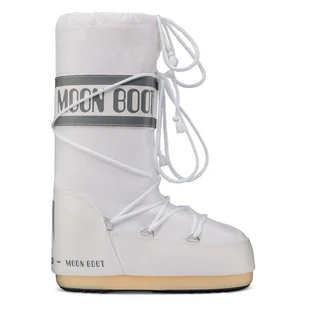 Damskie Buty zimowe MOON BOOT MOON BOOT NYLON 14004400006 – Biały - Kozaki damskie - miniaturka - grafika 1