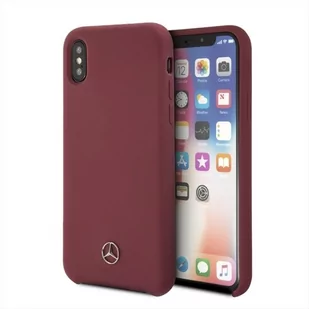 Mercedes Benz Benz MEHCPXSILRE iPhone X czerwony MEHCPXSILRE - Etui i futerały do telefonów - miniaturka - grafika 1