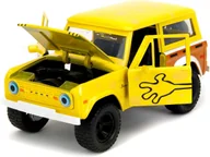 Samochody i pojazdy dla dzieci - Chevrolet S10 1985 SpongeBob 1:24 Jada Toys Metalowy Model Autka, HIT - miniaturka - grafika 1