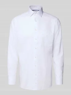 Koszula biznesowa o kroju Super Slim Fit z kołnierzykiem typu kent - Koszule męskie - miniaturka - grafika 1