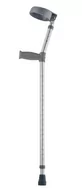 Kule i balkoniki - Ortopedyczna kula łokciowa z ruchomą obejmą - lekka, aluminiowa konstrukcja, podwójna regulacja wysokości (AR-024) - miniaturka - grafika 1