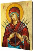 Dewocjonalia - Art christiana Ikona Siedem Boleści Matki Bożej ACHI047 - miniaturka - grafika 1