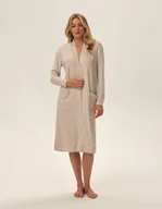 Bielizna nocna - Szlafrok Joyland - pszeniczny L/XL - miniaturka - grafika 1