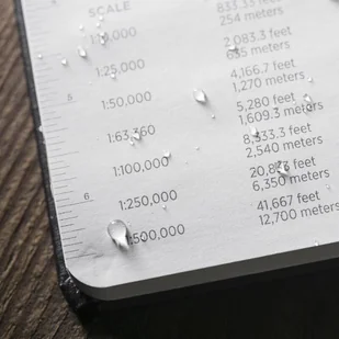 Rite in the Rain - Notatnik wodoodporny Large Bound Book - 223 x 175 mm - 80 kartek - Czarny - 770F-LG - Kalendarze - miniaturka - grafika 4