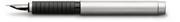 Długopisy - Faber Castell Basic Metal Pióro Wieczne F Matowe 148521 - miniaturka - grafika 1