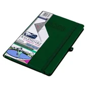 Kalendarze - Kalendarz 2026 A5 12M + notes Hip hop zielony - miniaturka - grafika 1