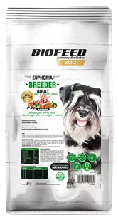 BIOFEED EUPHORIA BREEDER ADULT Small &amp; Medium dla dorosłych psów małych i średnich ras z jagnięciną 2kg - Sucha karma dla psów - miniaturka - grafika 1