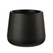 Donice - Doniczka Z/P AGATE 17 cm czarny - miniaturka - grafika 1