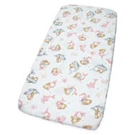 Prześcieradła dla dzieci - PRZEŚCIERADŁO 80x200 cm Z GUMKĄ DO ŁÓŻKA BAWEŁNA Kerstin - miniaturka - grafika 1