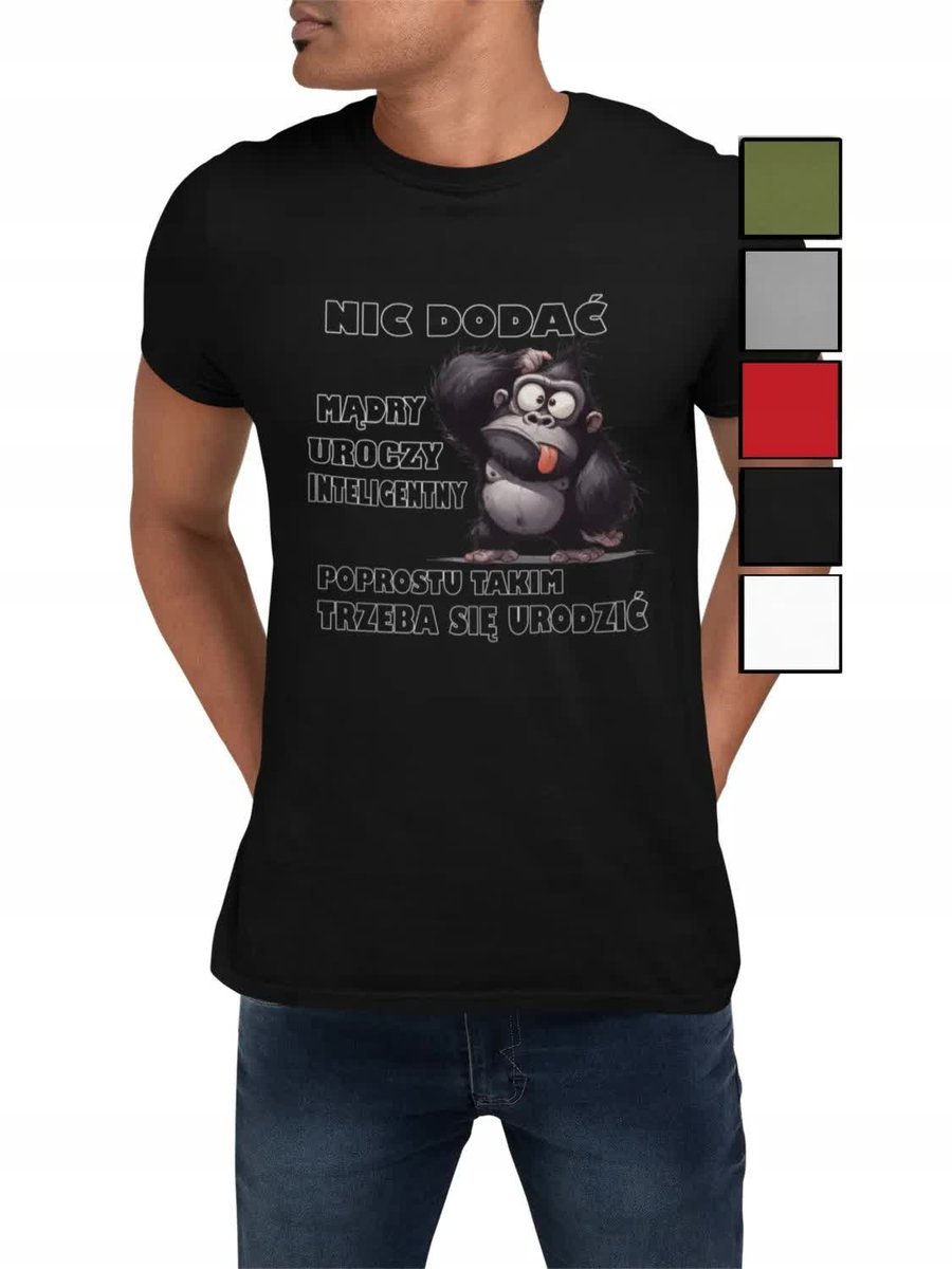 Koszulka T-Shirt Męska Prezent Dla Niego Walentynki Śmieszne Napisy - M