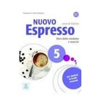 Książki do nauki języka włoskiego - Nuovo Espresso 5 podręcznik + ćwiczenia + online Nowa - miniaturka - grafika 1