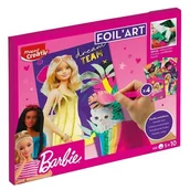 Zabawki kreatywne - Zestaw kreatywny MAPED CREATIV Foil Art Barbie 907074 - miniaturka - grafika 1