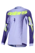 Odzież motocyklowa - Bluza Cross Alpinestars Supertech Scenz Fioletowy/ŻółtyL - miniaturka - grafika 1