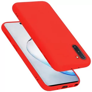 Pokrowiec Do Samsung Galaxy NOTE 10 Etui w LIQUID CZERWONY TPU Silikon Case Cover Obudowa Ochronny Cadorabo - Etui i futerały do telefonów - miniaturka - grafika 1