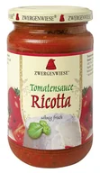 Sosy w słoikach - ZWERGENWIESE (pasty słonecznik., konfitury, inne) SOS POMIDOROWY Z RICOTTĄ BEZGLUTENOWY BIO 350 g - ZWERGENWIESE BP-4019736004158 - miniaturka - grafika 1