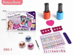 ZESTAW DO MALOWANIA PAZNOKCI, MAKSIK - Zabawy w naśladowanie dorosłych - miniaturka - grafika 1