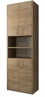 Szafki łazienkowe - Słupek łazienkowy Adaś 4D sonoma 56 cm - miniaturka - grafika 1