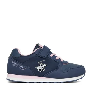 Sneakersy Beverly Hills Polo Club CEO-CP23-6377 Granatowy - Buty dla dziewczynek - miniaturka - grafika 1