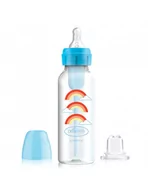 Butelki dla niemowląt - Dr Brown's butelka standard Options+ zestaw od butelki do kubka 250 ml 6m+ niebieski - miniaturka - grafika 1